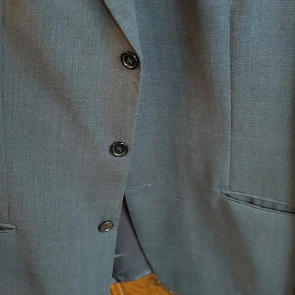 Vintage Hugo Boss gray two piece suit size 42R - Picture 5 of 11